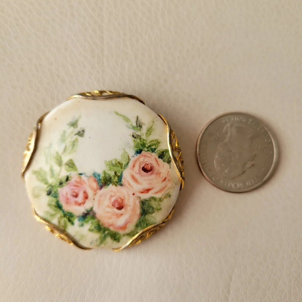 Vintage pretty painted